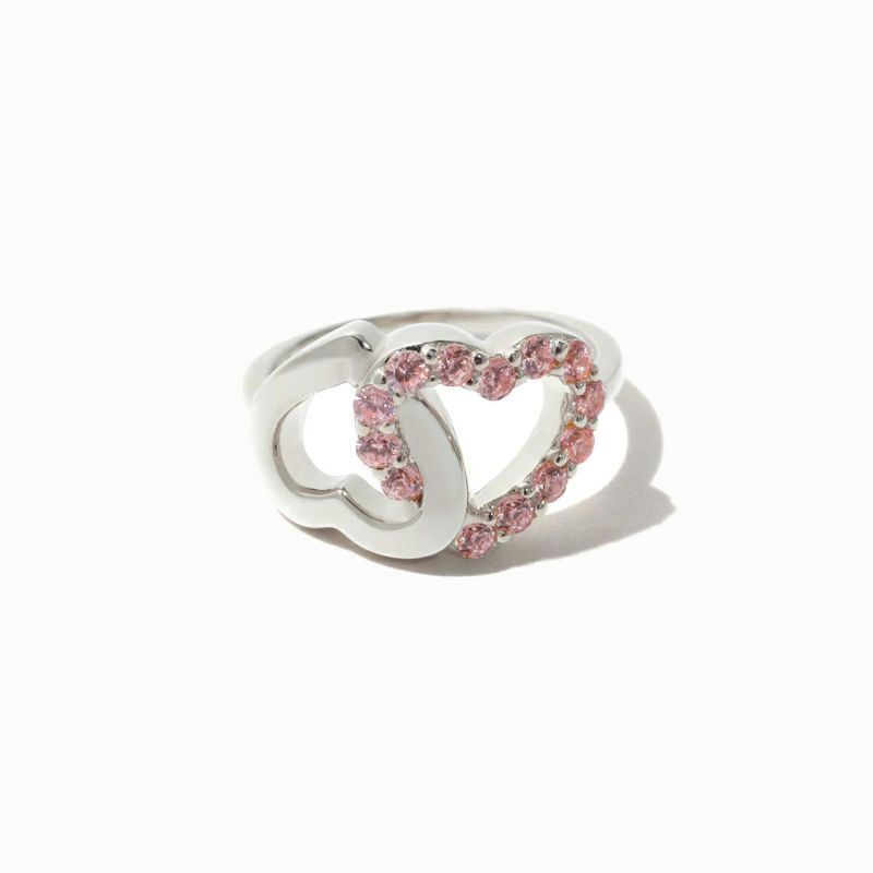 Heart Cross Pinky Ring Silver | TwO hundRED