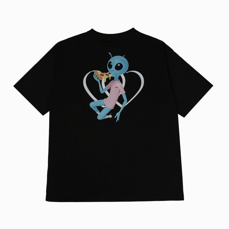Pizzalien Tシャツ (ホワイト) M TwOhundRED 岩橋玄樹 Pizzalien T-Shirt（Black） | TwO hundRED