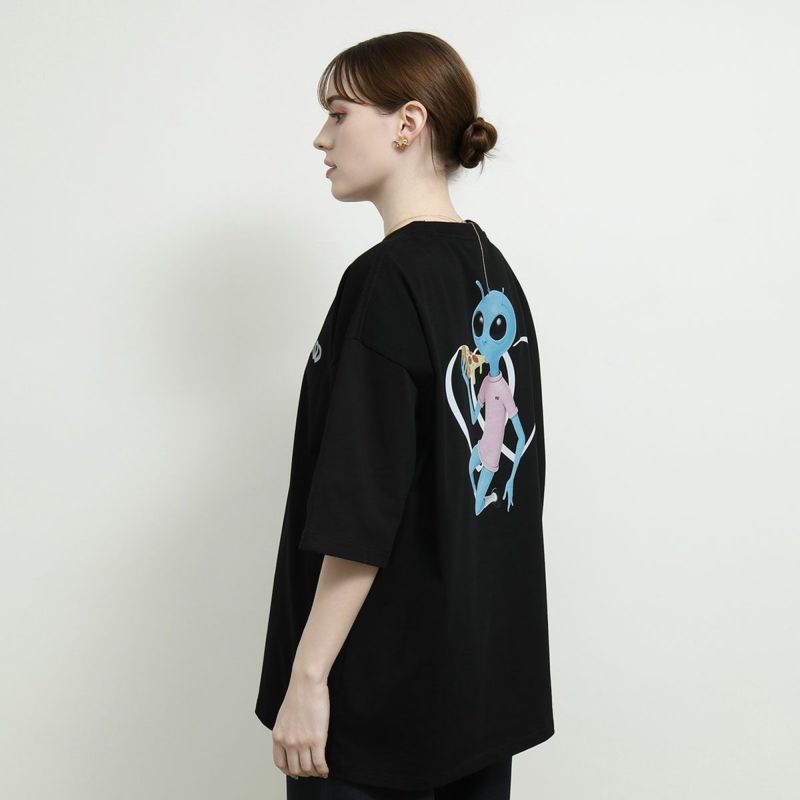 【極激レア】PEALOUT ピールアウト 100枚限定 フジロック Tシャツ Pizzalien T-Shirt（Black） | TwO hundRED