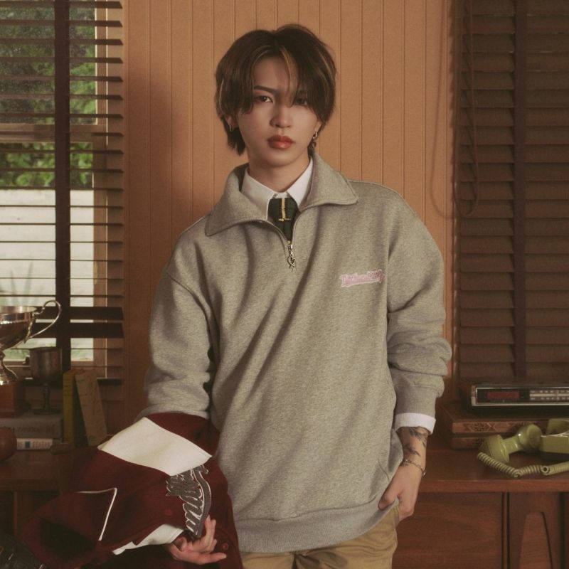 Warm Up Zip Sweat（Gray） | TwO hundRED