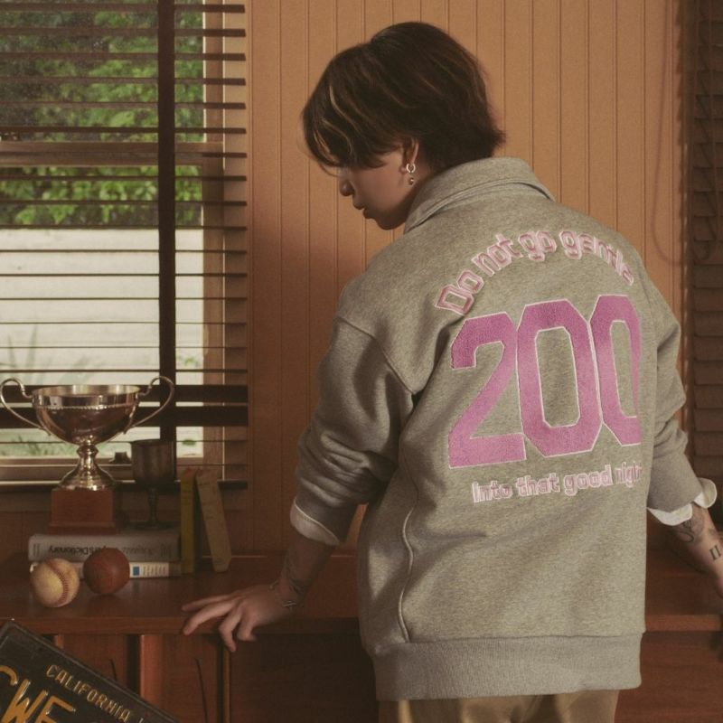 Warm Up Zip Sweat（Gray） | TwO hundRED