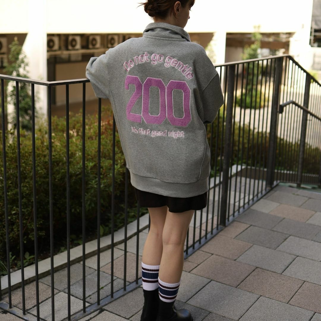 Warm Up Zip Sweat（Gray） | TwO hundRED