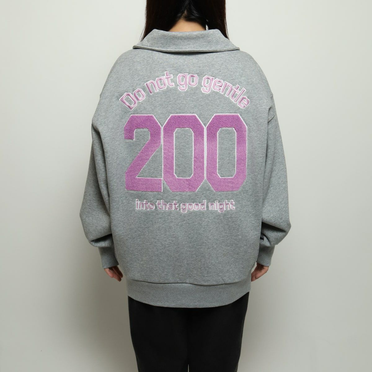 Warm Up Zip Sweat（Gray） | TwO hundRED