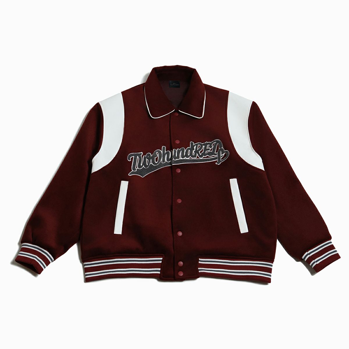 Games Bomber Jacket（Wine Red） | TwO hundRED