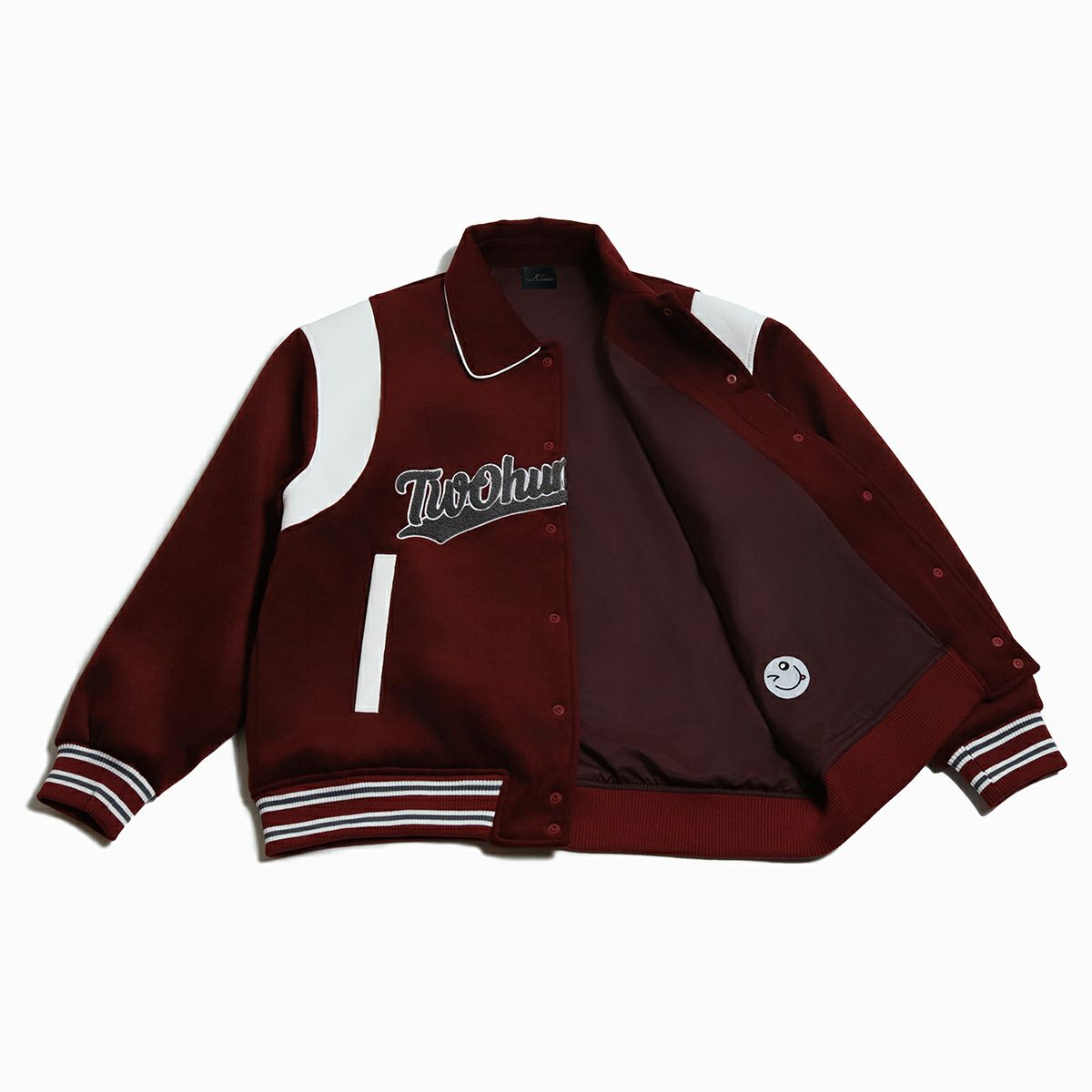 Games Bomber Jacket（Wine Red） | TwO hundRED